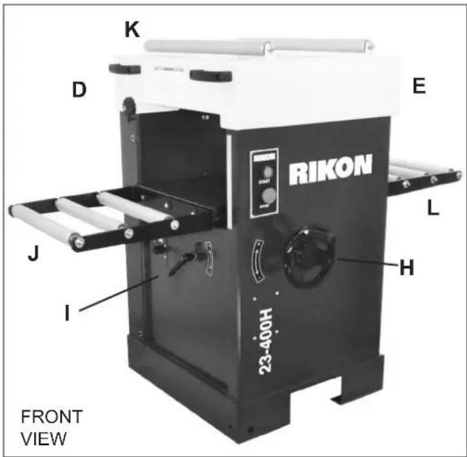 K D E RIKON 23-400H J I H L FRONT VIEW