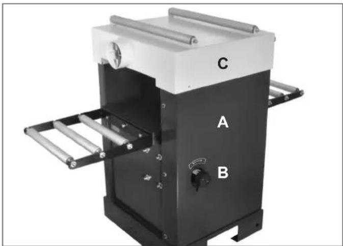 RIKON 23-400H - TENSIONING THE DRIVE BELTS - 1