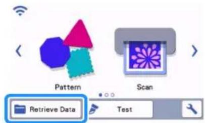Pattern Scan Retrieve Data Test