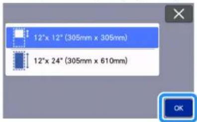 12" x 12" (305mm x 305mm) 12" x 24" (305mm x 610mm)