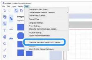 Edit - Another Document/Reference File Edit Layer Display Help Online Quick Event Quick Online Help for Premium Functions Online Video Updates... Search Paper... Language Settings... Phony Settings... Check for Customer Response Updates... Account Settings... Update Account Information Check for the…