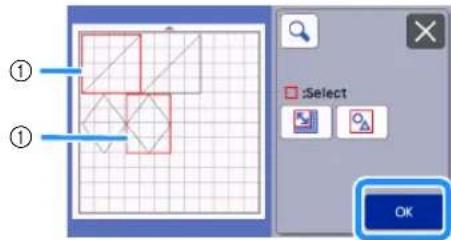 Software interface screenshot showing selection tool options with grid and selection buttons
