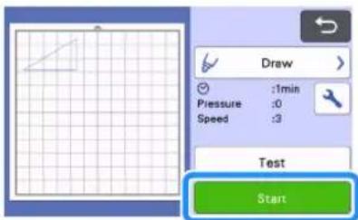 Draw 1min Pressure :0 Speed :3 Test Start