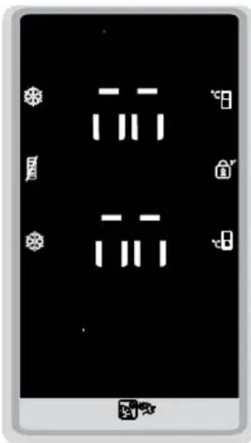 Smartphone screen displaying a 3-phase digital display with star ratings and status icons