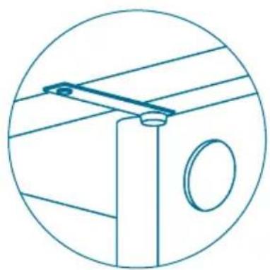 Koala Kirribilli TV Unit - Fasten the wall mount lanyards to the rear using the Gumnuts provided. - 3