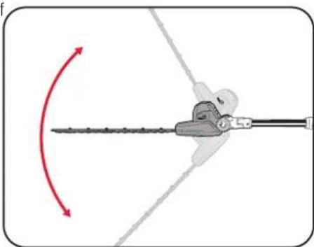 Ozito PXPHTK-2545 - Pivoting the Trimmer Head - 3