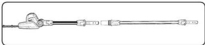 Ozito PXPHTK-2545 - • Assembly with Extension Tube - 1