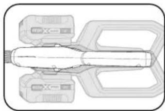 Ozito PXPHTK-2545 - Adjusting the Rear Handle - 2
