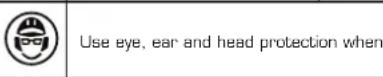 Ozito PXPHTK-2545 - DESCRIPTION OF SYMBOLS - 6