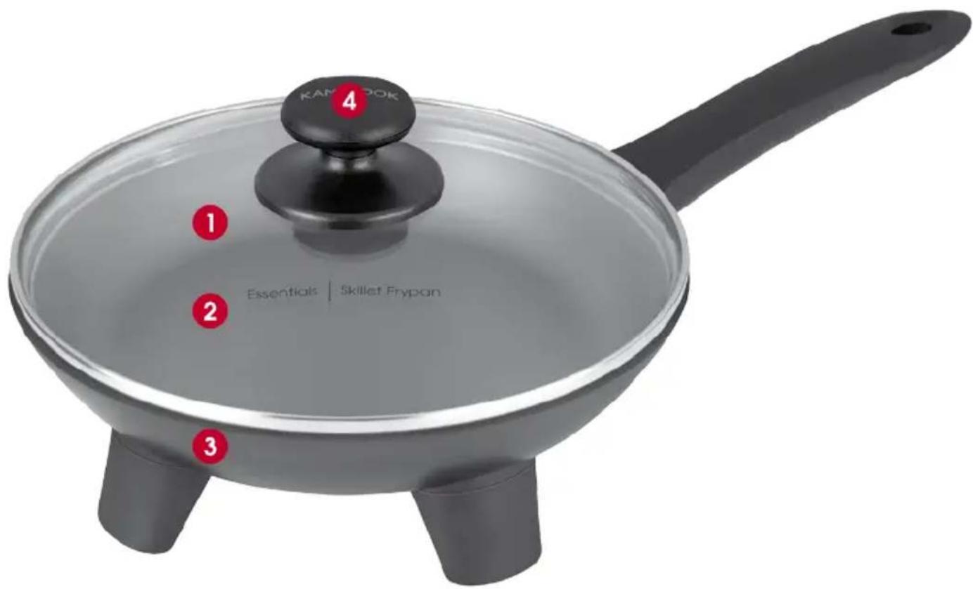 KAMCOOK 1 Essentials | Skillet Frypan 2 3