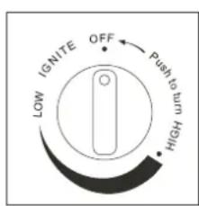 Infiniton PG-QH13 - Apagar la estufa - 1