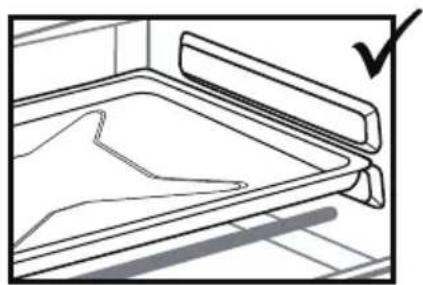 SUNBEAM Mini Bake & Grill COM1000SS - Cooking Rack and Baking Pan Positioning Guide - 4