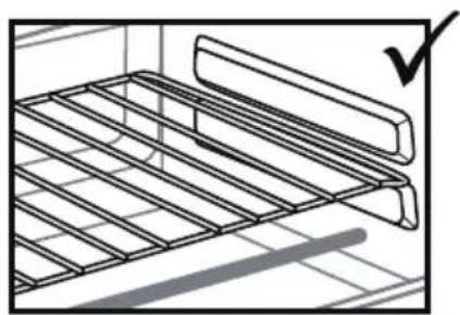 SUNBEAM Mini Bake & Grill COM1000SS - Cooking Rack and Baking Pan Positioning Guide - 3