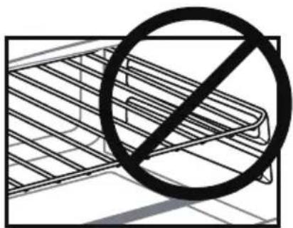 SUNBEAM Mini Bake & Grill COM1000SS - Cooking Rack and Baking Pan Positioning Guide - 6