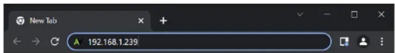 New Tab 192.168.1.239