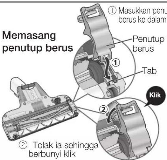 PANASONIC MC-SBV01 - Cara membaca lampu penunjuk status bateri - 6
