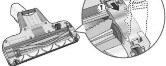 PANASONIC MC-SBV01 - Remove the brush cover - 1