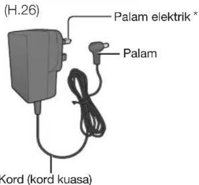 (H.26) Palam elektrik * Palam Kord (kord kuasa)