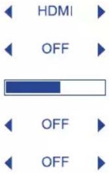 HDMI OFF OFF OFF