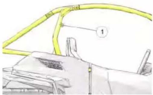 POLARIS RZR Trail S 900 Sport (2023) - ROLLOVER PROTECTIVE STRUCTURE (ROPS) - 1