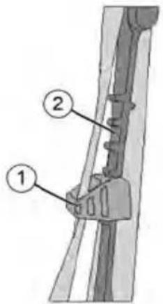 POLARIS RZR Trail S 900 Sport (2023) - SEAT BELT HEIGHT ADJUSTER (IF EQUIPPED) - 1