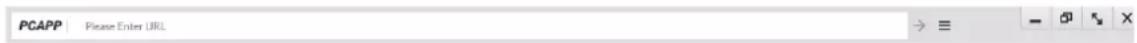 PCAPP | Please Enter URL → ≡ - 0 x