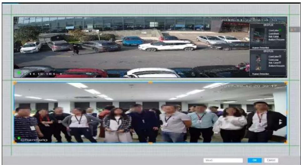 Street photo with visible store signboards and a group of people in a warehouse or garage setting.