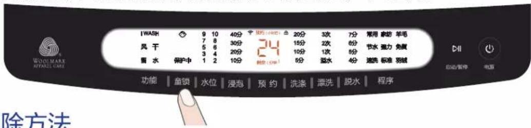 HAIER MS80-BZ1528 - 童锁功能的效果 - 2