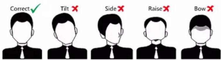 Correct ✓ Tilt ✗ Side ✗ Raise ✗ Bow ✗