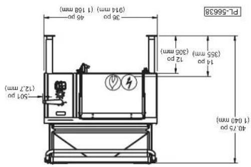 Pl-56638 36 pc 46 pc (914 mm) (1.168 mm) 501 pc (12.7 mm) 14 pc 12 pc (355 mm) (305 mm) 40/5 pc (1.040 mm)