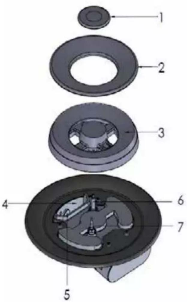 BEKO HIYG 64225 SBO - Montaggio delle parti del bruciatore - 1