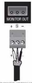 CROWN DBC Network Bridge - Balanced Monitor Output Wiring - 1
