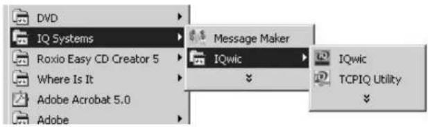DVD IQ Systems Roxio Easy CD Creator 5 Where Is It Adobe Acrobat 5.0 Adobe Message Maker IQwic IQwic TCPIQ Utility