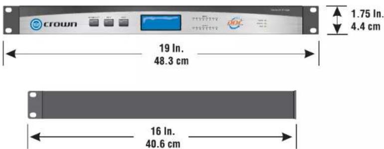 crown 19 In. 48.3 cm 16 In. 40.6 cm 1.75 In. 4.4 cm