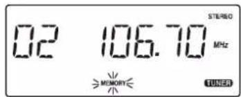 0.2 106.70 ≥MOMORY≤ STUDIO MHz TUNER