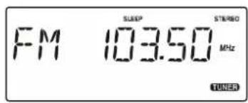 SLEEP STEREO FM 103.50 MHz TUNES