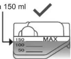 150 ml 150 MAX 100 50