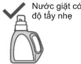 Nước giặt có độ tây nhẹ