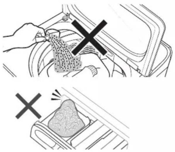 Diagram illustrating vehicle exhaust pollution with a hand holding a mesh material and a cross symbol indicating no pollution.