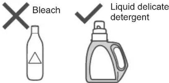 Bleach Liquid delicate detergent