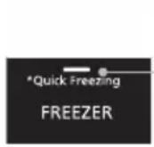 PANASONIC NR-BW530X - ■ 如何操作 “Quick Freezing” (速凍)模式 - 1