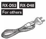 PANASONIC RX-D48 - Supplied accessories - 2