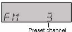 PANASONIC RX-D48 - Selecting a preset station - 1