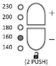 PANASONIC EH-HS41 - Setting the temperature and Display indication - 3