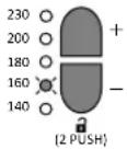PANASONIC EH-HS41 - Setting the temperature and Display indication - 2