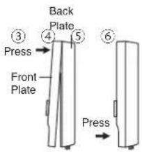 Back Plate Press Front Plate Press