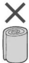 PANASONIC NA-V11FX2 - ■ Putting blankets into the drum - 5
