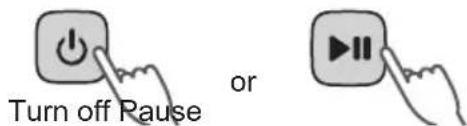 Turn off Pause or
