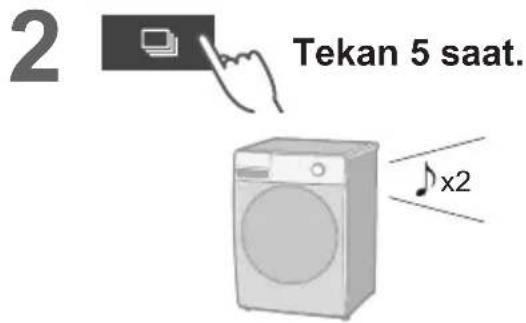 2 Tekan 5 saat. x2