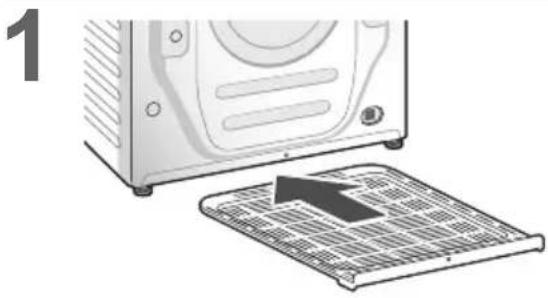 PANASONIC NA-V11FX2 - Installation of bottom cover - 1